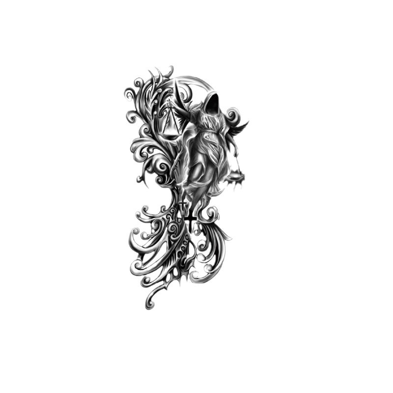 Picture of Children's cartoon flower arm sticker half arm full arm pink pig funny cross-border Henna creative color tattoo sticker wholesale