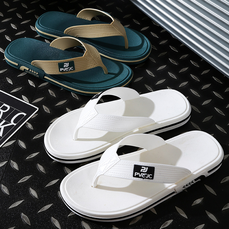 Flip-Flops for Men 2025 New Summer Flip-Flops for Outer Wear Non-Slip Wear-Resistant Couples Beach Sandals Men's Outdoor