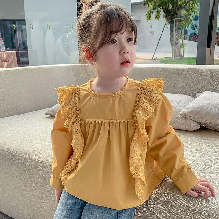 Picture of Girls' autumn shirt top 2024 New Western style children's clothing baby long sleeve Western style shirt children's clothes fashion
