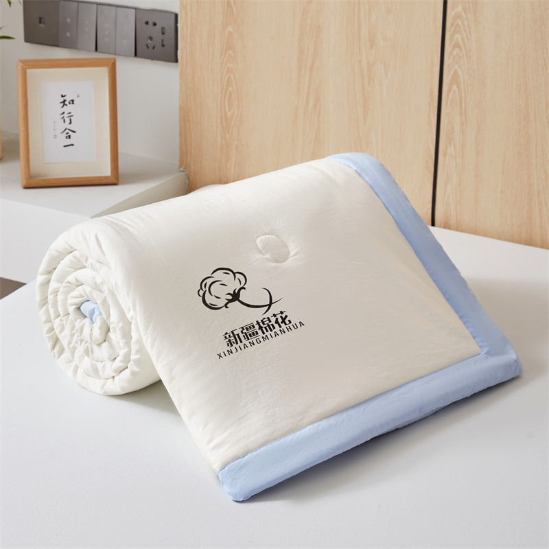 Picture of Class A Maternal and Infant Grade Non-printed Summer Quilt Xinjiang Cotton Air-conditioning Quilt Core Machine Washable Summer Cool Quilt Summer Thin Quilt