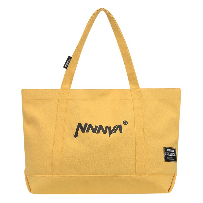 Canvas Bag Custom-Made Korean Style Women's 2025 New Fashion Large-Capacity Tote Bag Casual Canvas Bag with Logo Printed