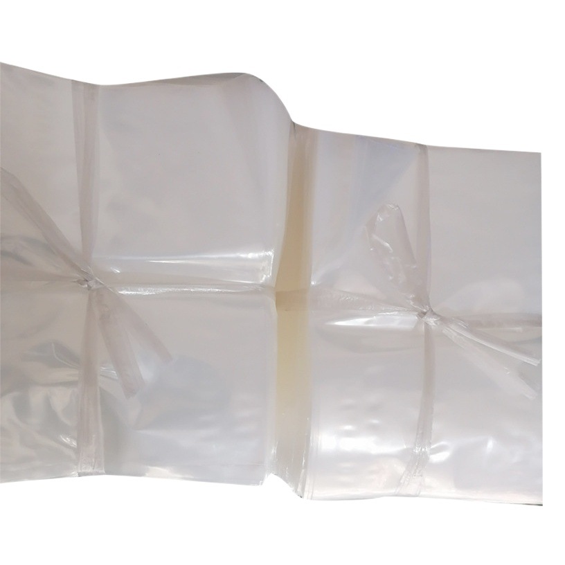 Transparent PE flat pocket plastic packaging bag waterproof high pressure moisture-proof bag Degradable pe flat pocket in stock