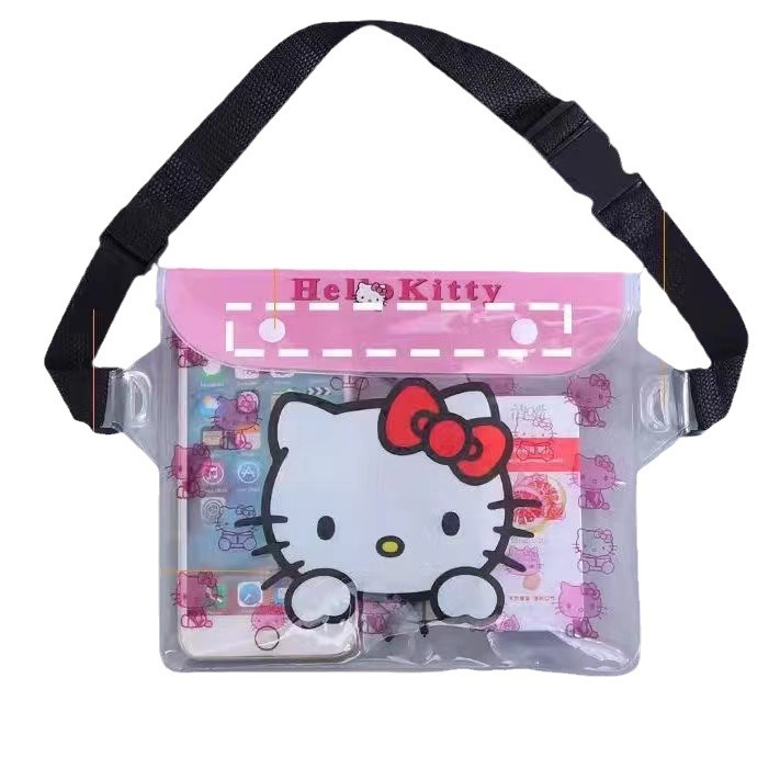 Picture of Cartoon Waterproof Bag Crossover Mobile Phone Bag Swimming Drifting PVC Storage Waterproof Bag Colorful Transparent Women's Waterproof Bag
