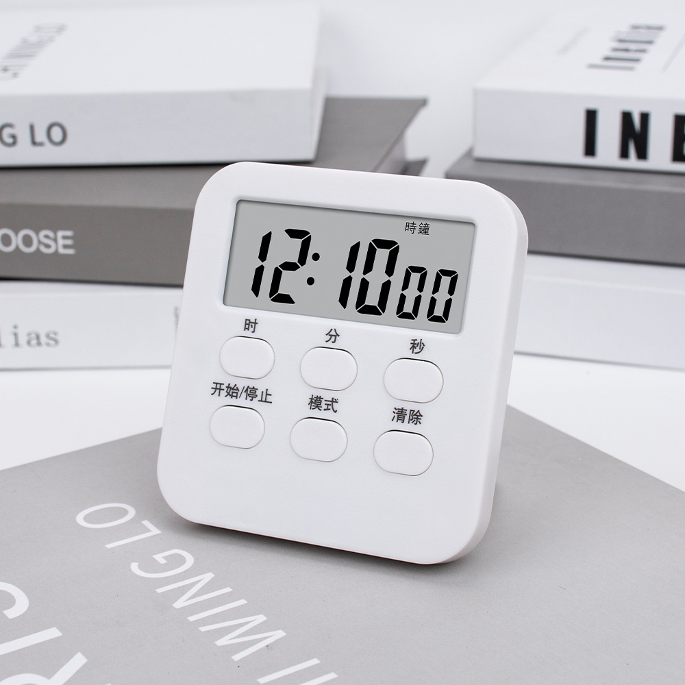 New Multi-color Timer Learning Office Postgraduate Entrance Examination Mute Timer with Bracket with Magnetic Home Baking