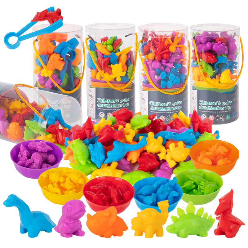 Marine biological model cognitive teaching aids cross-border children counting early education enlightenment toys family parent-child interaction puzzle