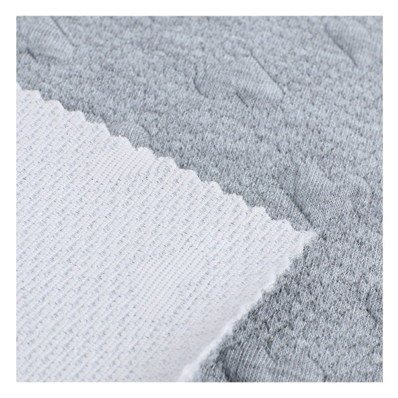 Spot pet clothing fabric three-layer quilted fabric autumn and winter cat and dog warm sleeping mat car nest jacquard fabric