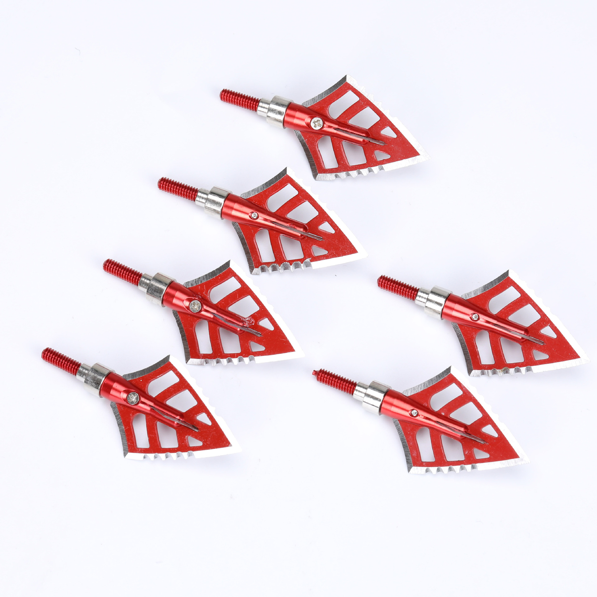 Picture of Red Devil Black Devil Arrow Toothed Recurve Bow Glass Fiber Carbon Aluminum Retro Outdoor Threaded Arrow