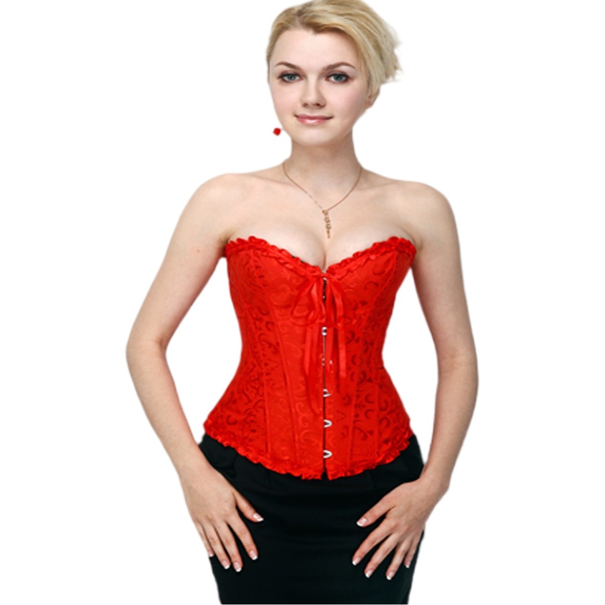Picture of European and American court corset bridal gown corset source factory spot wholesale large favorably