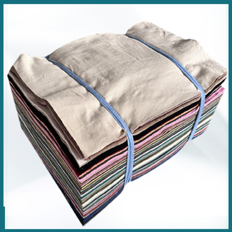 Picture of Cotton Standard Machine Wiping Cloth, Industrial Rag, Variegated Rag, Absorbent Cloth Head, Oil-Absorbing Cloth Rag, Rag Manufacturer