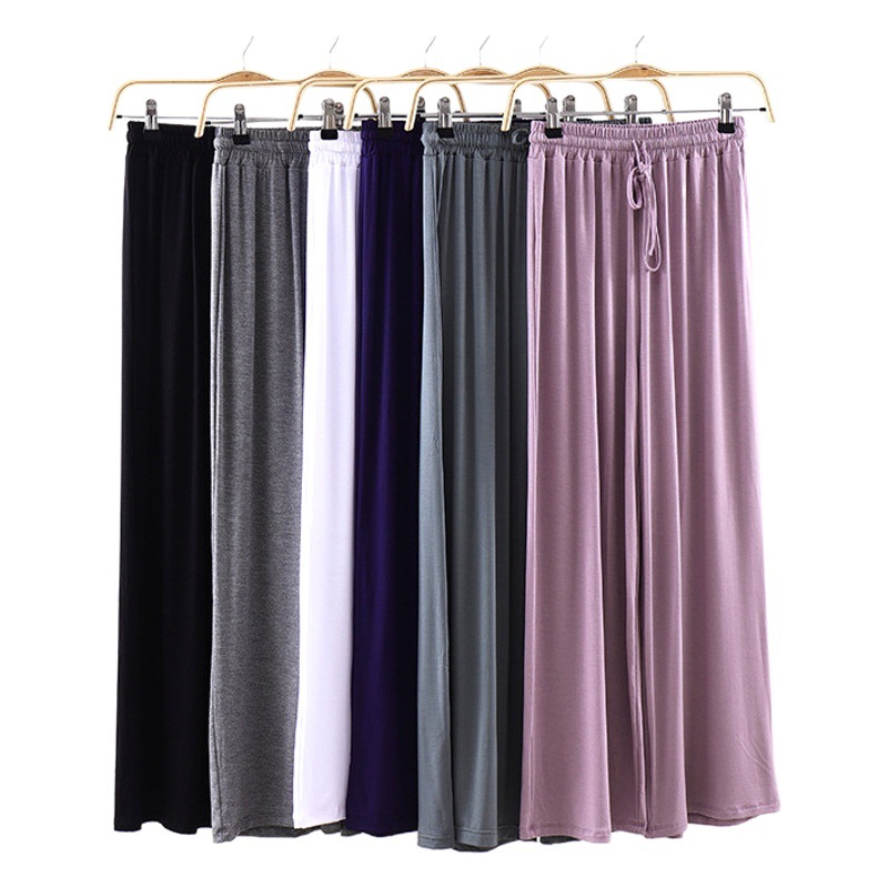 Dance Pants for Women Adult Modern Classical Ethnic Square Jazz Practice Clothes Straight Body Wide Leg Pants Modal