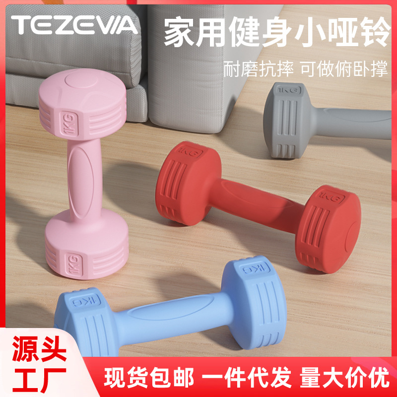 Tezeva Dumbbell for Women Beginners Home Arm Muscle Training Yoga Exercise Fitness Mini Dumbbell
