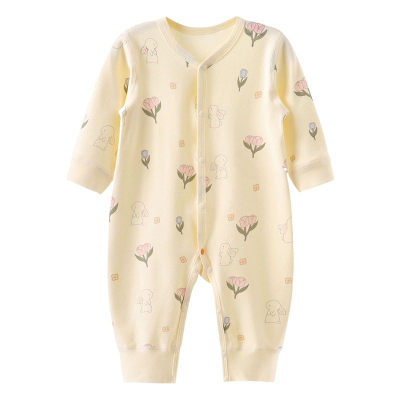 Baby Autumn jumpsuit long-sleeved romper newborn clothes baby clothes spring and autumn 0 pressure romper
