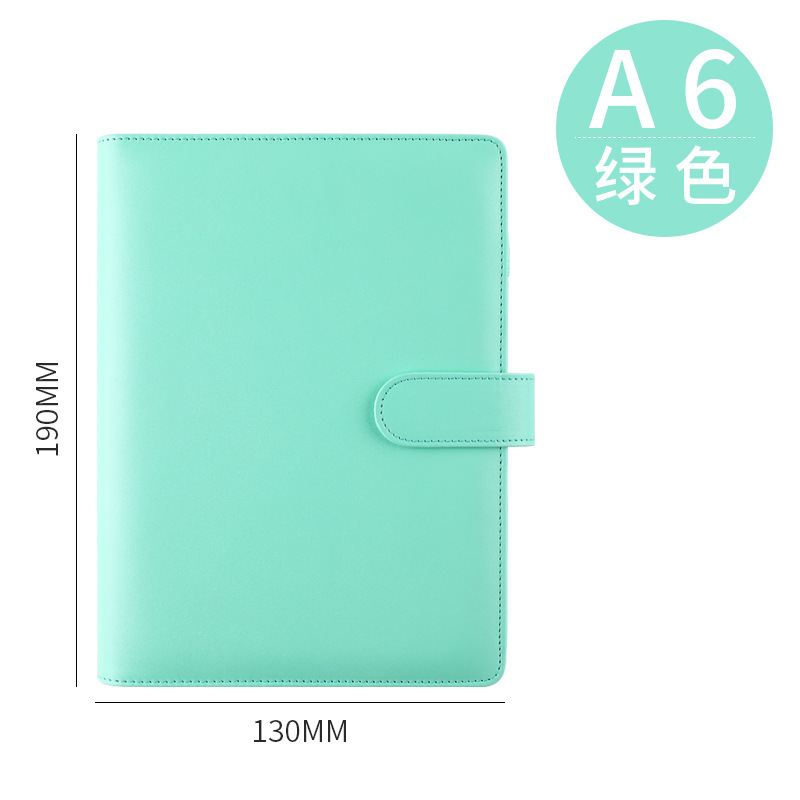 Picture of Spot Cross-Border Internet Celebrity Creative Macaron Notepad Loose-Leaf Notebook Notebook A6 Can Be Printed with Logo
