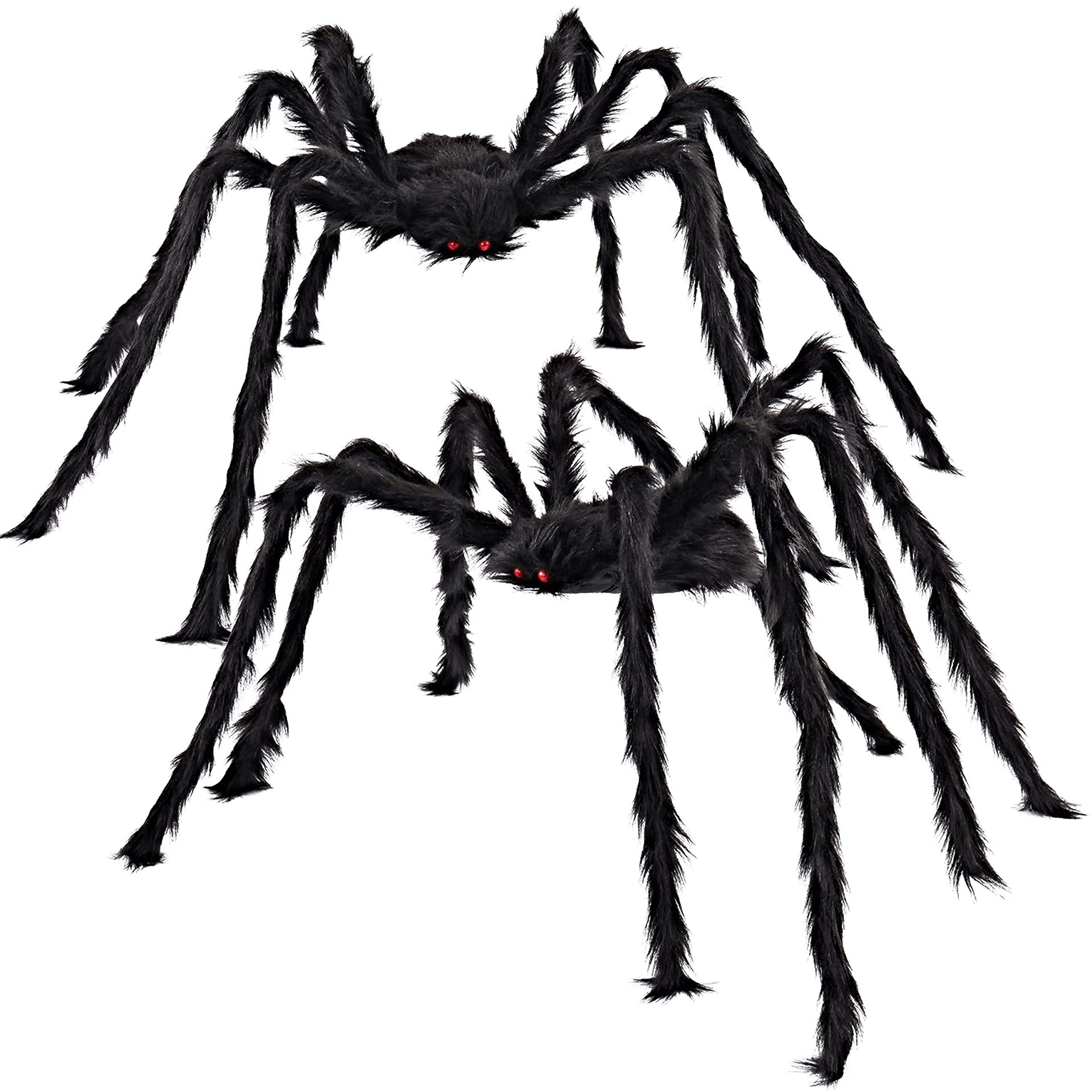 Picture of Spider web super large spider triangle web Halloween decoration props party trick simulation plush spider wholesale