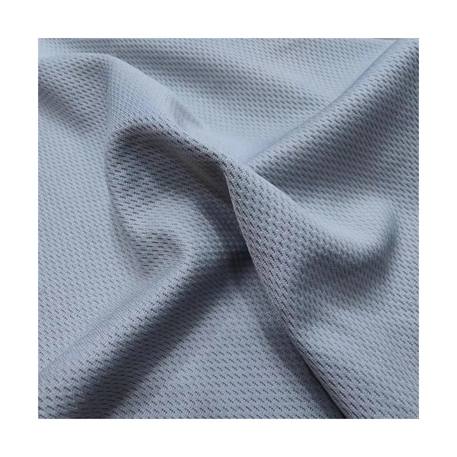 8003 Bird's Eye Cloth Full Polyester Breathable Sweat-Wicking Quick-Drying Fashionable Ice Mesh Fabric Basketball Short-Sleeved Sportswear