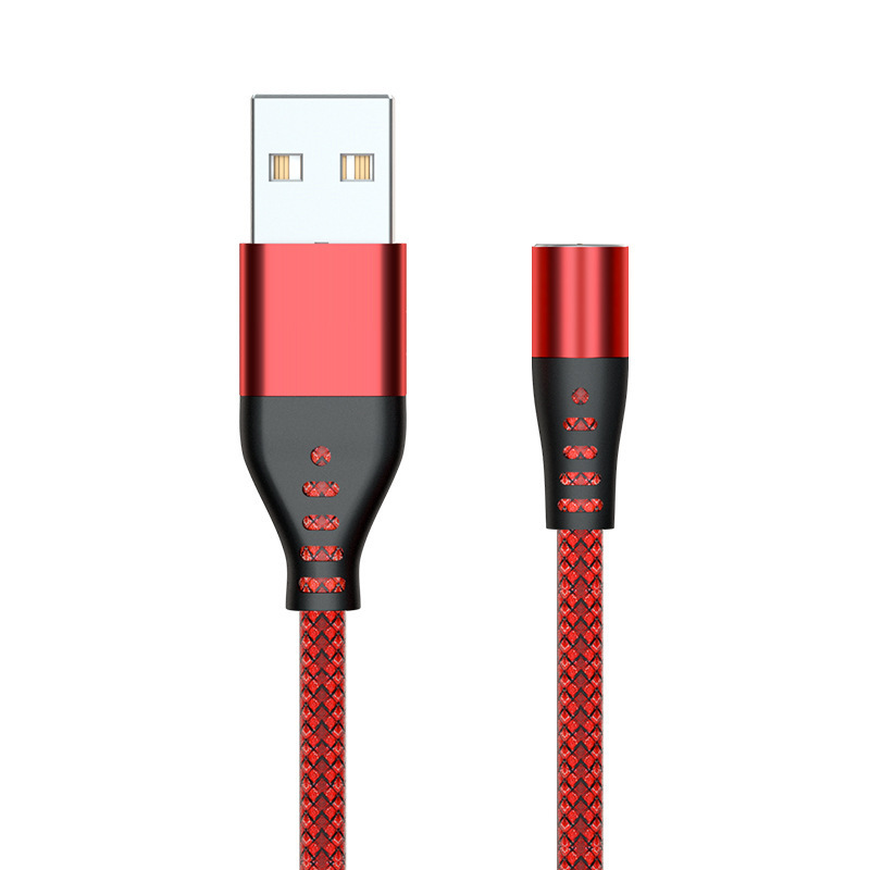 360 magnetic attraction data line magnet charging line magnetic suction head line strong magnetic suitable for one-to-three vehicle vehicles