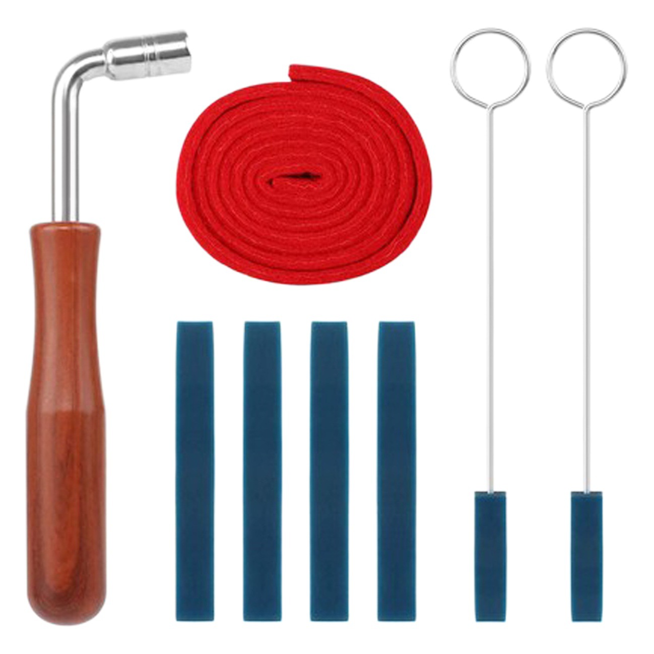 Piano tuning tool 6-piece 8-piece set tuning stop tape tuning wrench black blue cross-border hot sale