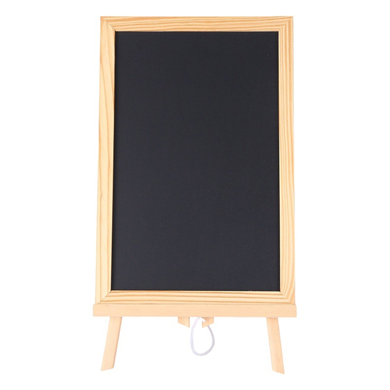 Desktop vertical bar stall wooden small blackboard hanging message board menu children's graffiti drawing board non-magnetic