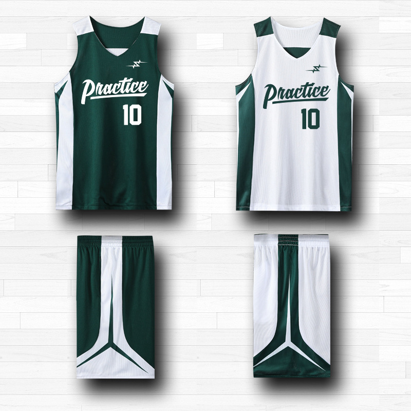 Yuexing Double-sided Basketball Suit Male Printing College Student Competition Team Uniform Group Buying Children Personalized Jersey Printing