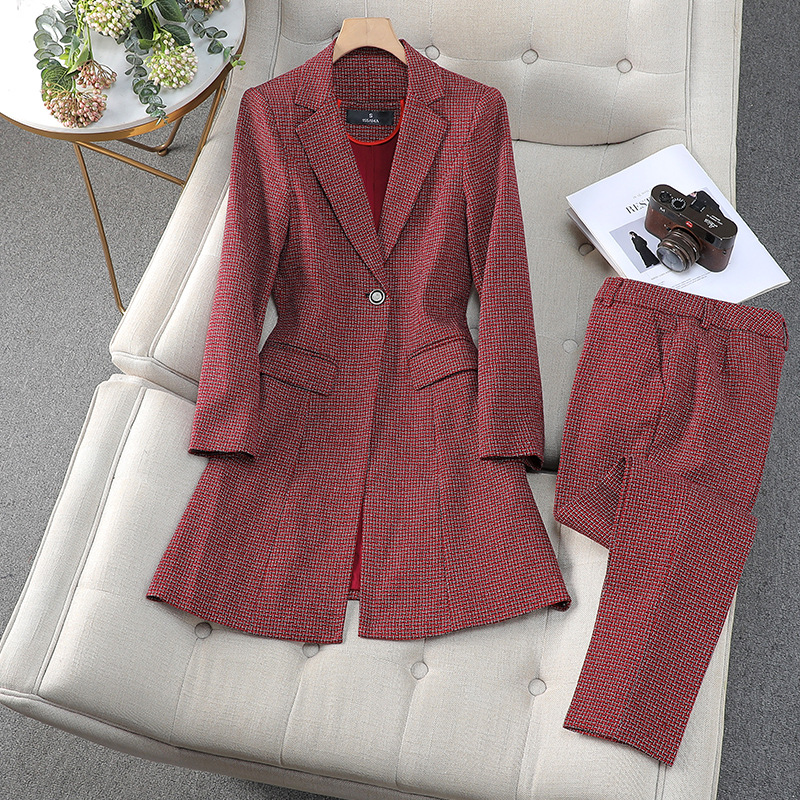 Picture of Business Wear Women's Cross-border Autumn and Winter New Fashion Formwork Suit Business Casual Suit Work Clothes