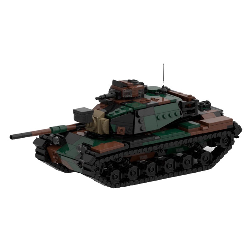 Moc-165695 Compatible with Lego M60 Baron Tank Building Block Model Small Particle Assembly Toy Set for Kidsren