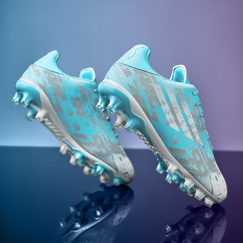 Picture of World Cup Mandarin Duck Primary School Children and Teenagers Broken Nails Spikes Outdoor Spikes School Competition Training Football Shoes