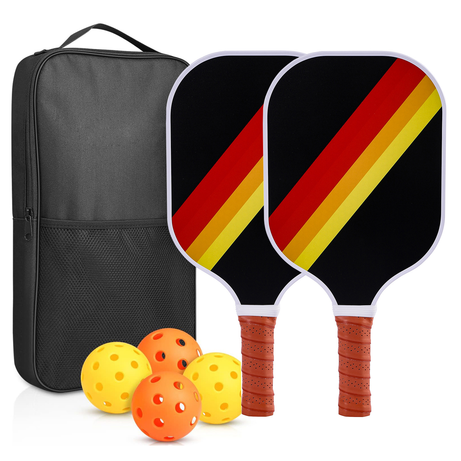 Picture of Peak ball racket glass fiber edge strip UV pattern design outdoor leisure entertainment cross-border pickle pickle racket