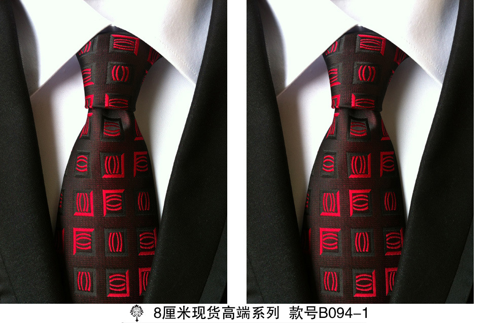 Picture of Manufacturers wholesale tie polyester jacquard tie men's casual formal wear professional business tie in stock supply