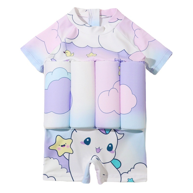 Girls children's buoyancy swimsuit one-piece swimsuit children's infant swimsuit girls baby swimsuit a generation of hair