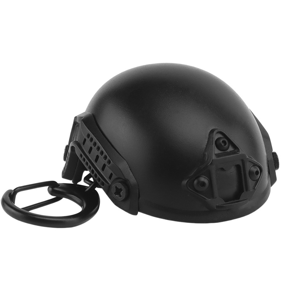 Personalized Mini Helmet Model Keychain Portable Beer Bottle Opener Car Key Decorative Buckle Backpack Zipper Buckle