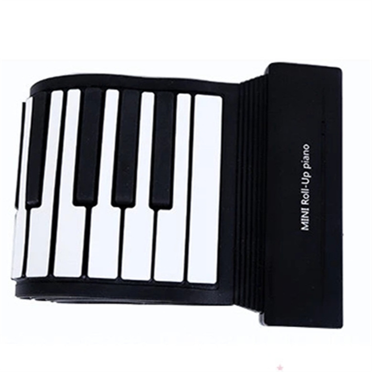 Picture of Hand-Rolled Piano 88-Key Thickeneded Silicone Without Speaker Midi Portable Foldableing Digital Piano Adult Beginner Wholesale