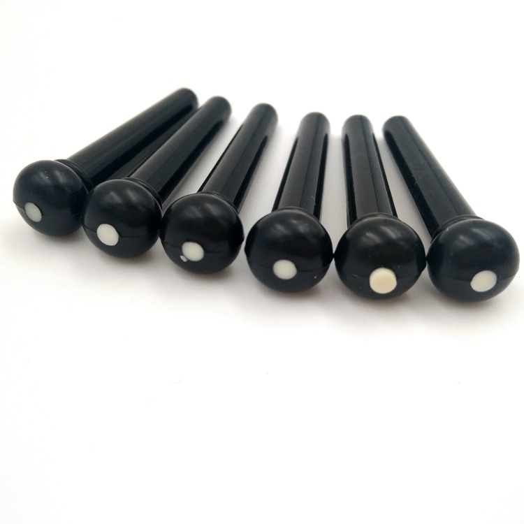 Picture of Folk Guitar Tail Nails, Acoustic Guitar String Nails, Fixed String Awl, String Post, Piano Cone Tail Nails, White Black Musical Instrument Guitar Accessories