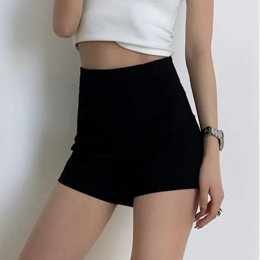 Underwear Missing Bottoming Shorts Women's Summer Thin Tight Stretch Hot Pants High Waist Outer Wear Anti-Light Safety Pants