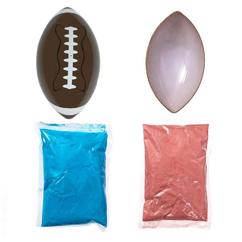 Picture of gender reveal Football golf ball gender reveal birthday party Baseball balloon bag wholesale