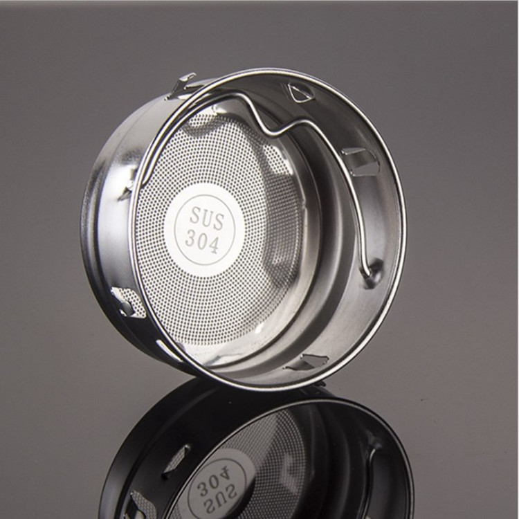 Picture of 304 stainless steel thermos cup filter tea drain tea filter glass cup tea partition ceramic cup tea net teapot accessories