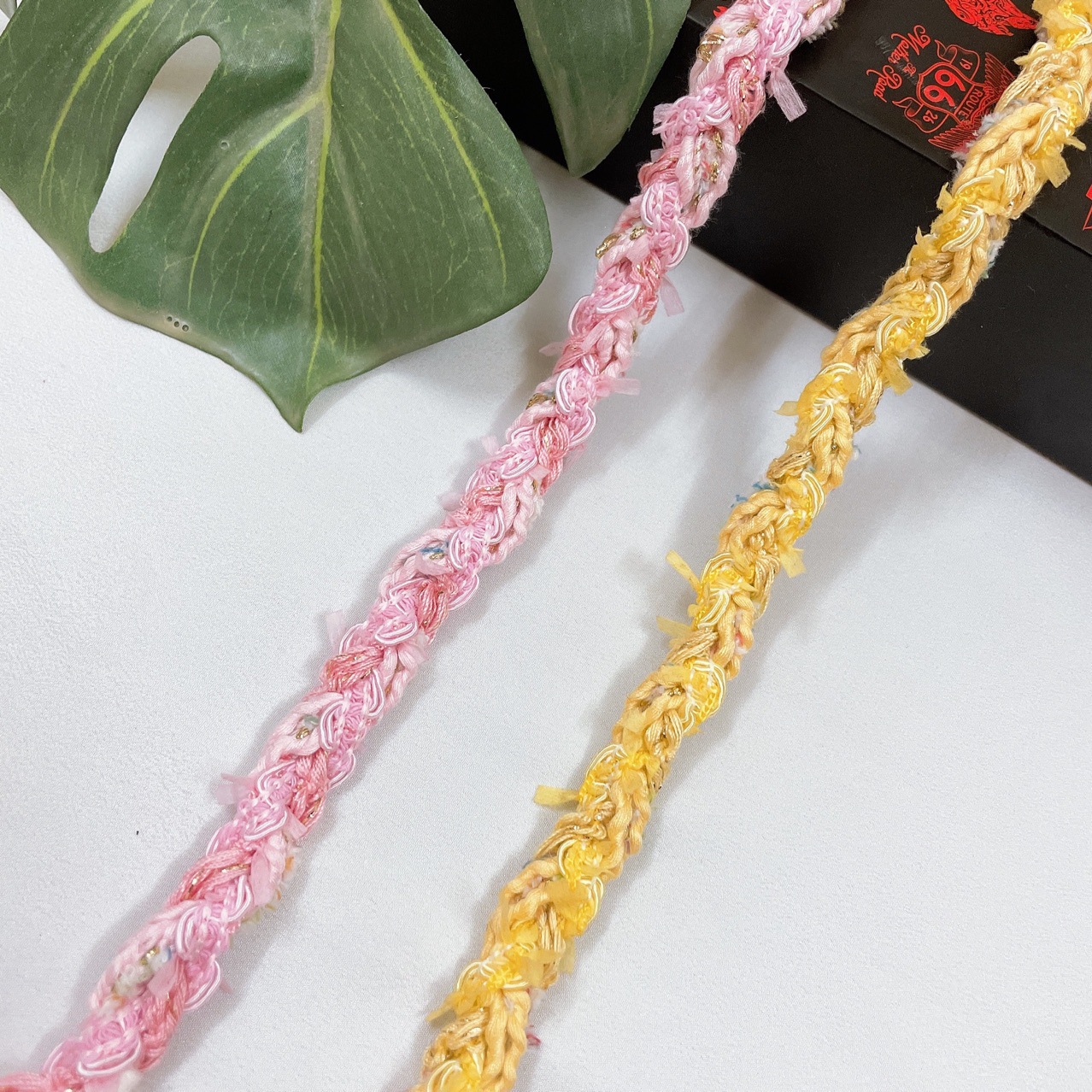 Spring and summer new South Korea xiangfeng lace hand-woven barcode webbing clothing luggage decoration DIY accessories