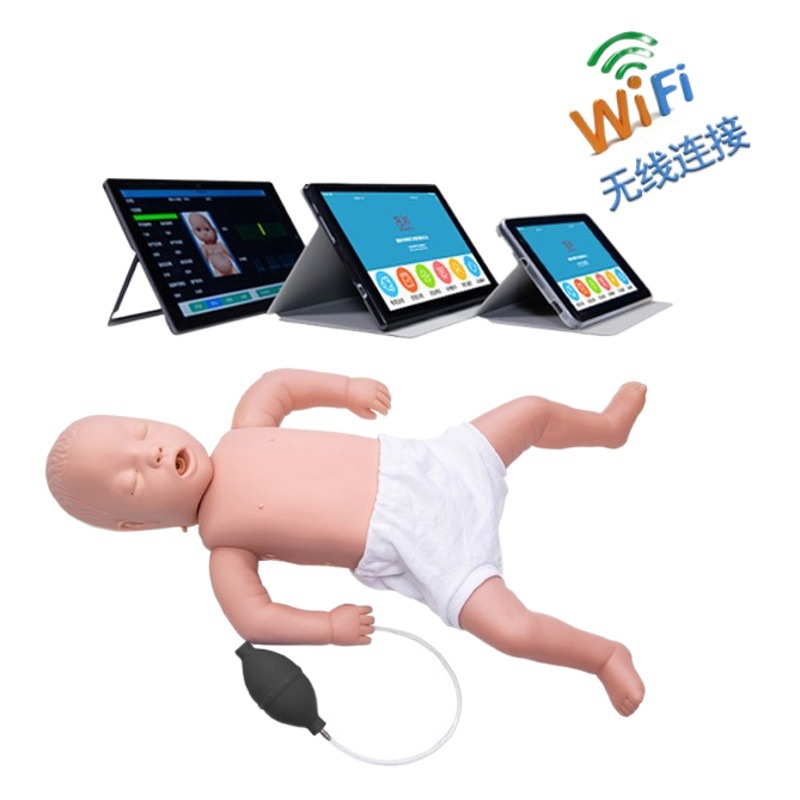 Advanced Infant Children Cardiopulmonary Resuscitation Simulated Human Infant Infarction Airway Infarction First Aid and CPR Training Model
