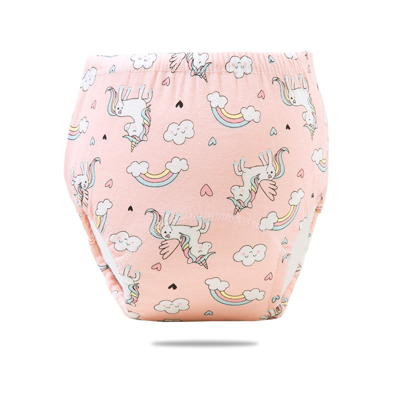 Picture of Toilet Training Pants Diaper Pants Baby Summer Diaper Pocket Universal Gauze Diaper Wet Artifact Washable Diaper Pants