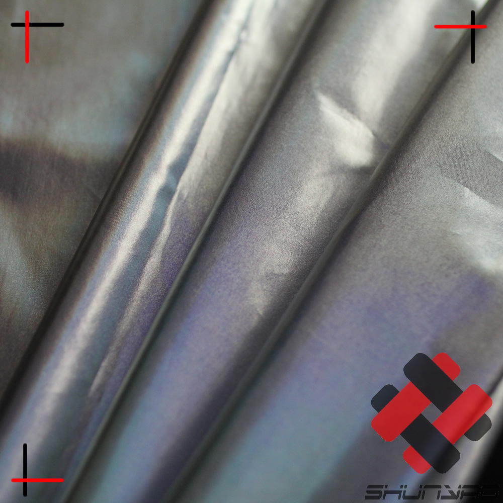 Picture of Shun Yao Colorful Laser Bronzing Chunya Spinning silver Fabric Magic Color Chameleon Clothing Toy Fabric