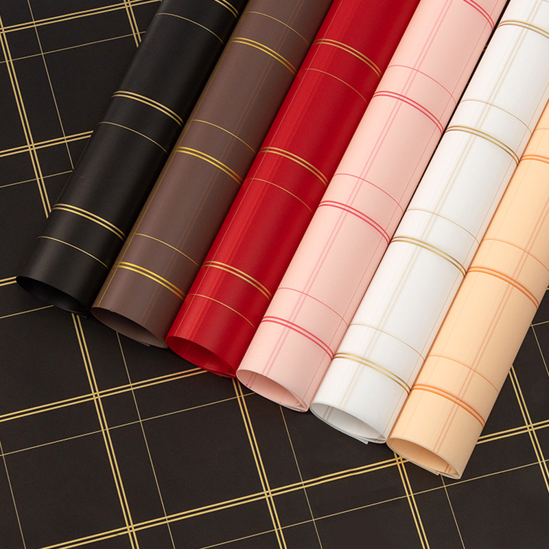 Foreign trade Amazon large plaid explosions flowers bouquet wrapping paper wrapping paper florist material gift florist