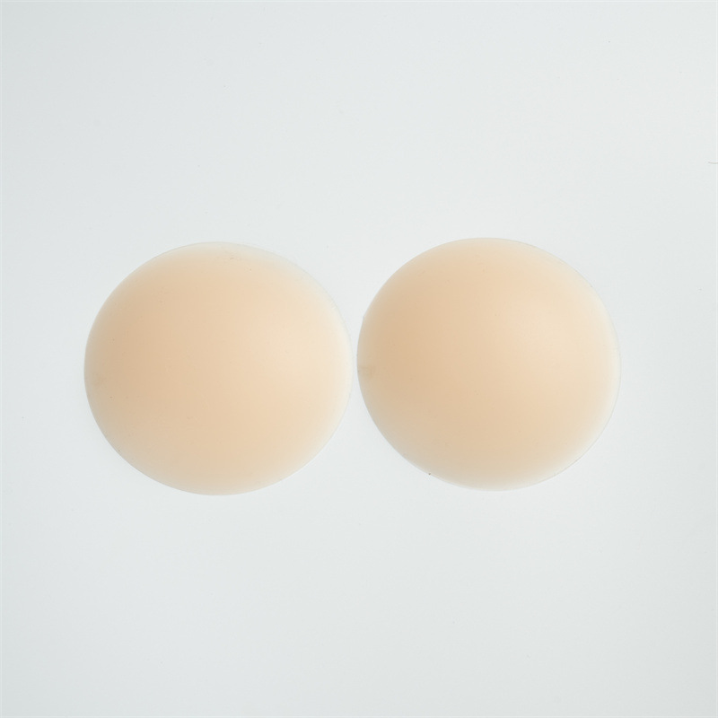 Picture of Traceless skin color ultra-thin nipple stickers silicone solid anti-bump chest stickers dress anti-light areola stickers wholesale