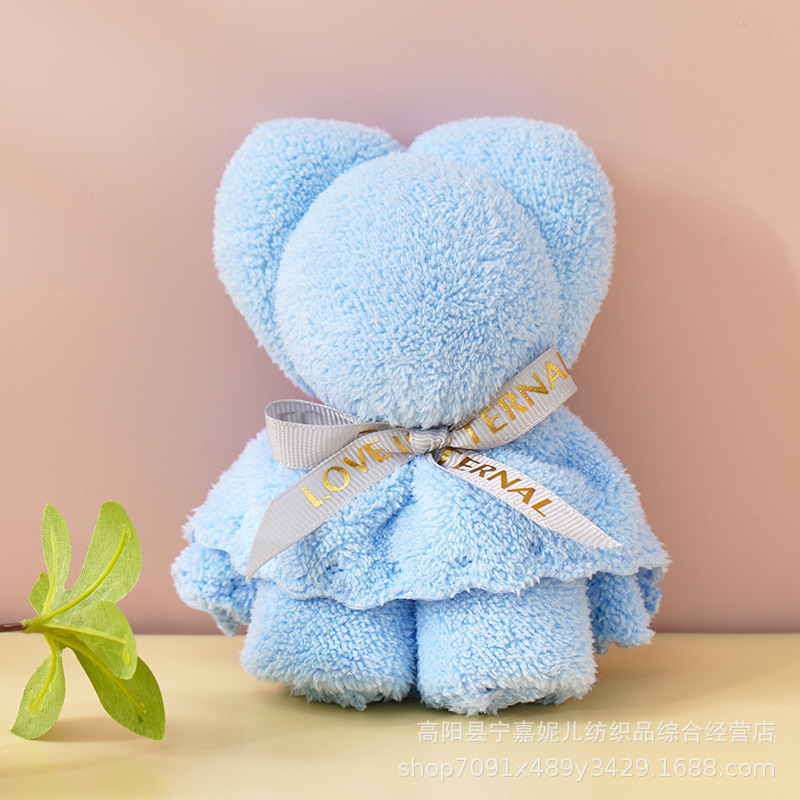 Picture of Bear Towel Hand Gift Wedding Candy Wedding Shop Birthday Wedding Ceremony Teacher's Day Mid-Autumn Festival Hand Gift Towel