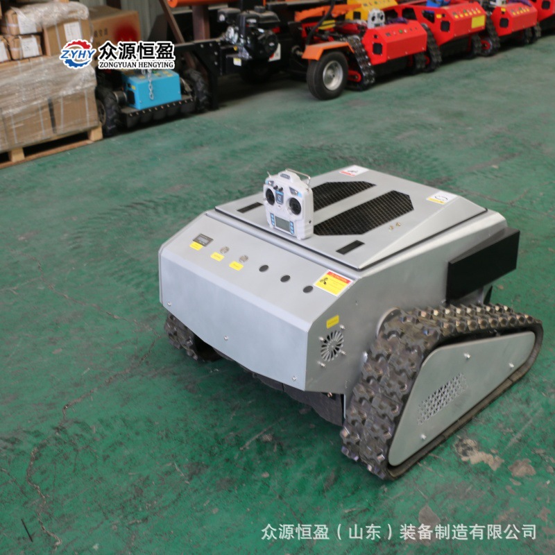 Intelligent Remote Control Lawn Mower Orchard Wasteland Weeder Electric White Community Greening Grass Cutting New Lawn Mower
