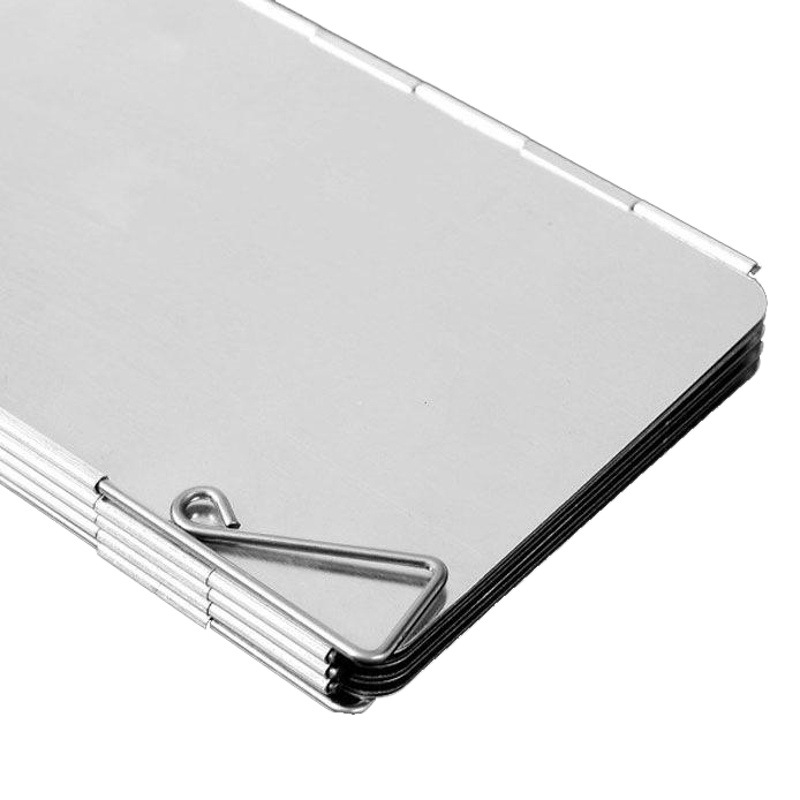 Outdoor camping with latch windshield aluminum alloy 10 pieces stove head windshield without blue film AT6344-1