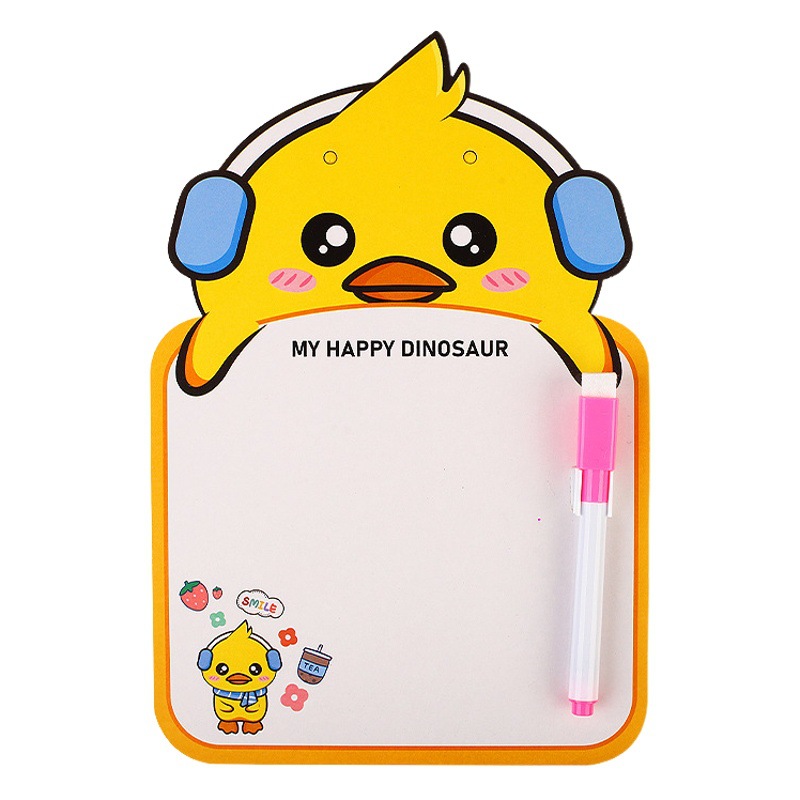 Children's Cartoon Erasable Drawing Board Kindergarten Early Education Double-Sided Writing Graffiti Drawing Board Student Erasable Writing Message Board