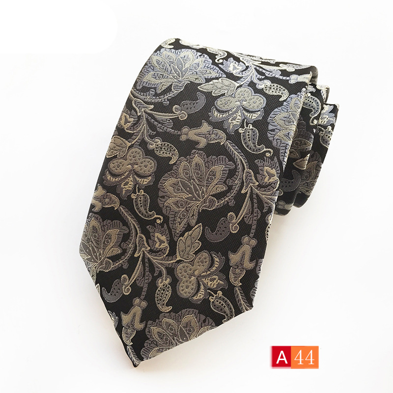 Picture of Source Factory Hot Jacquard Fabric Tie Men's Dress Business Suit Accessories Tie Wholesale