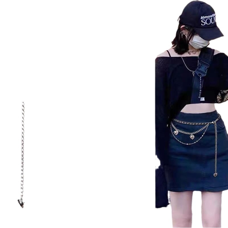 Waist chain accessories women's new chain belt decoration with skirt pants sweater suit jeans belt Chanel style