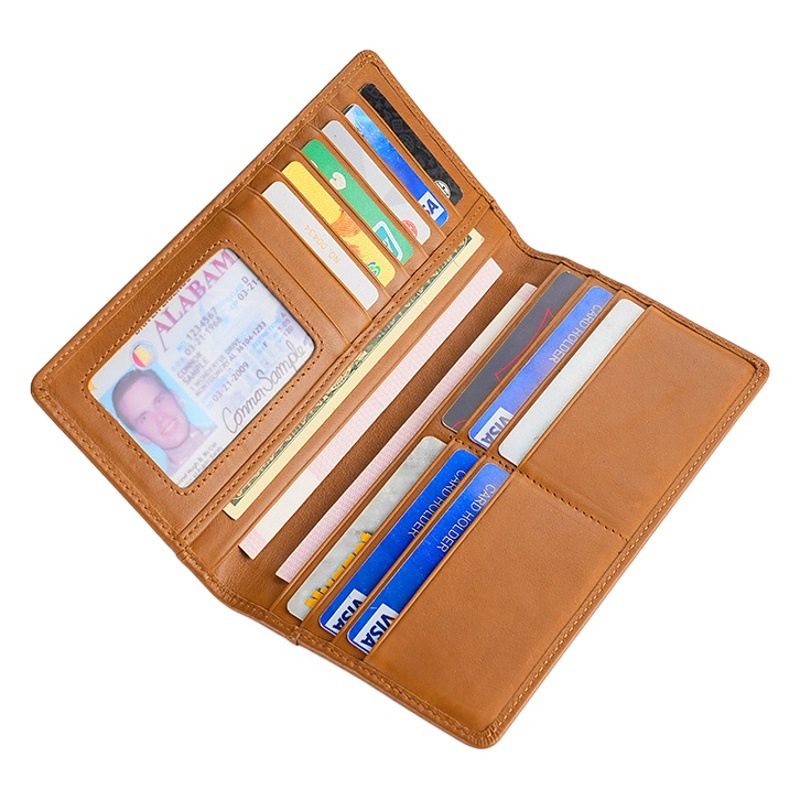 Contrast Color Oil Wax Leather Short Wallet Men's Head Layer Cowhide Horizontal and Vertical Money Clip Vintage Color Multi-Card Money Set