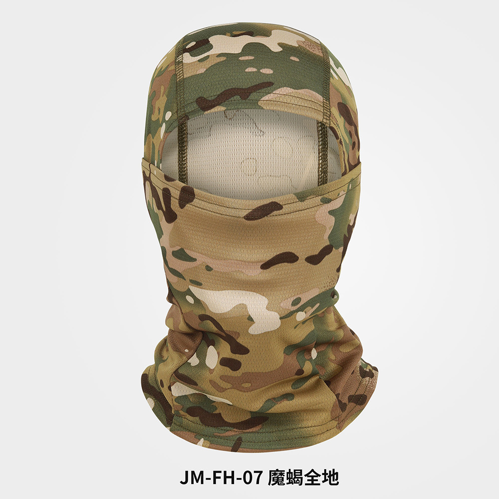 Picture of Outdoor Sports Dust-proof Sunscreen Riding Headgear Motorcycle Helmet Mask Summer Camouflage Balaclava Hat