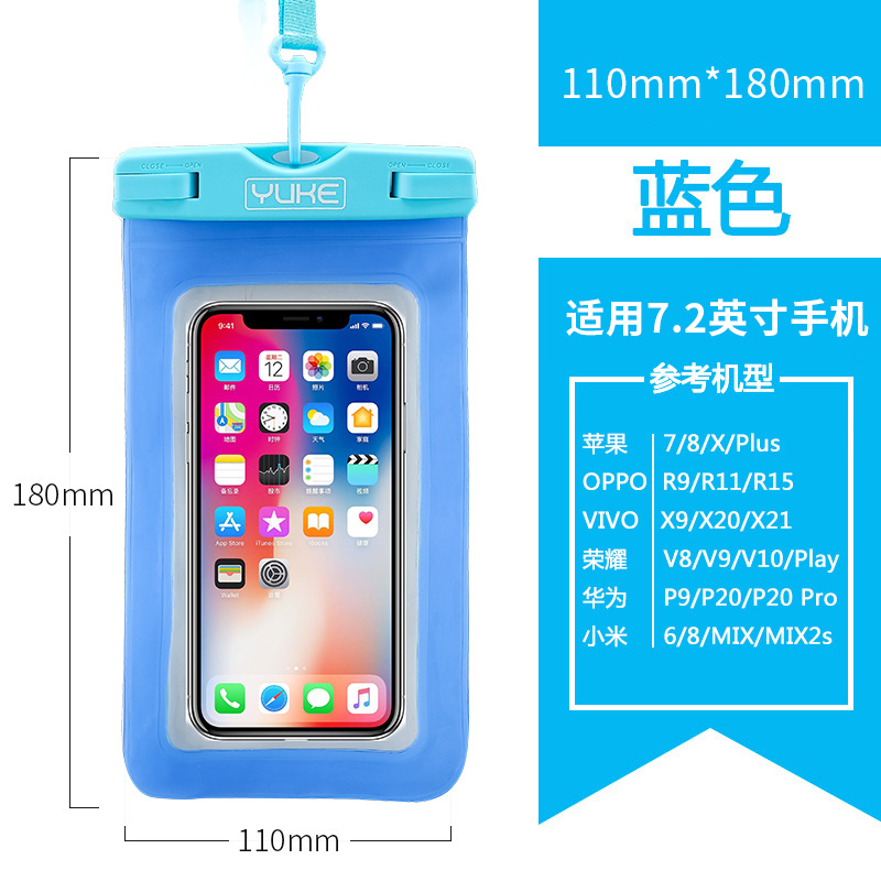 Picture of Waterproof Bag Diving Case Hot Spring Rafting Swimming Waterproof Phone Case Delivery Rider Phone Bag Kayak Outdoor